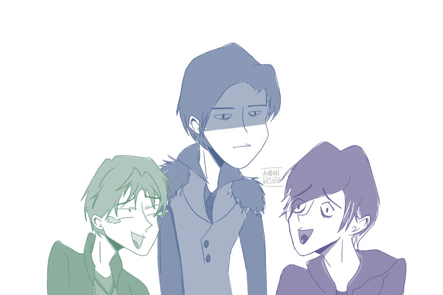 7/2020: That one wolf meme but with Satan, Lucifer, and Belphegor (Obey Me!)